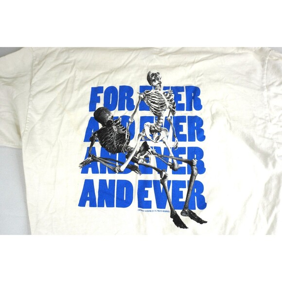 10-Deep T-Shirt Men's Size Large Skeleton Forever and Ever Big Back Graphic USA - Picture 11 of 13